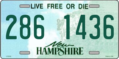 NH license plate 2861436