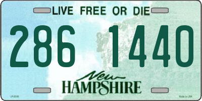 NH license plate 2861440