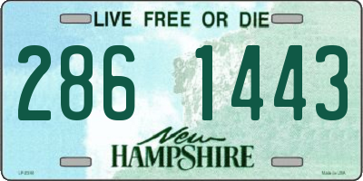 NH license plate 2861443