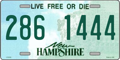 NH license plate 2861444