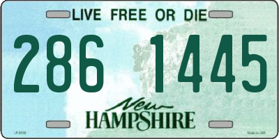 NH license plate 2861445