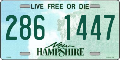 NH license plate 2861447