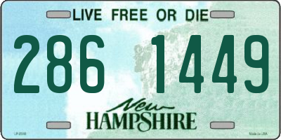 NH license plate 2861449