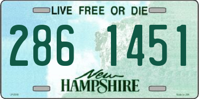 NH license plate 2861451