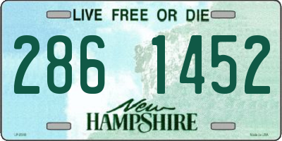 NH license plate 2861452