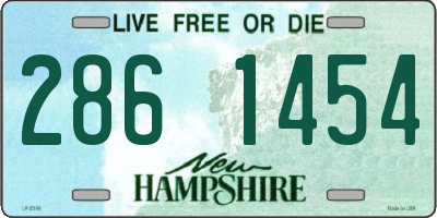 NH license plate 2861454