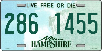 NH license plate 2861455