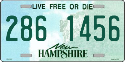 NH license plate 2861456