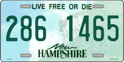 NH license plate 2861465