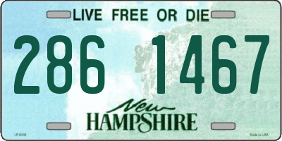 NH license plate 2861467