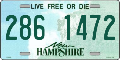 NH license plate 2861472