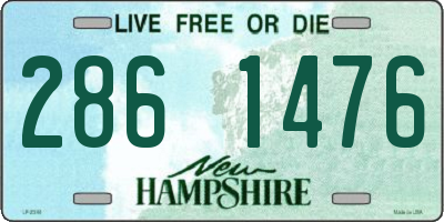 NH license plate 2861476