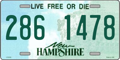 NH license plate 2861478