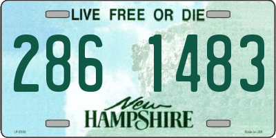 NH license plate 2861483