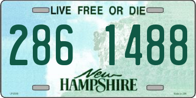 NH license plate 2861488
