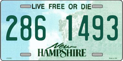 NH license plate 2861493