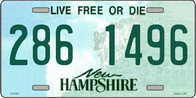 NH license plate 2861496