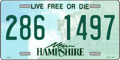 NH license plate 2861497
