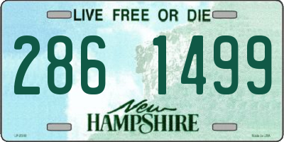 NH license plate 2861499