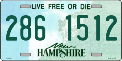NH license plate 2861512