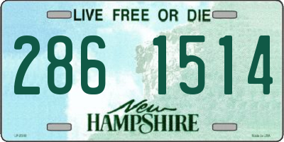 NH license plate 2861514