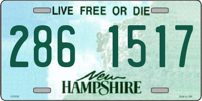 NH license plate 2861517