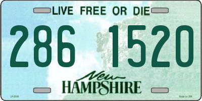 NH license plate 2861520
