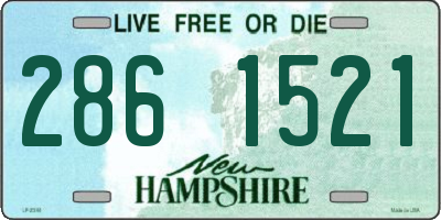 NH license plate 2861521