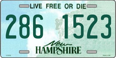 NH license plate 2861523