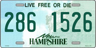 NH license plate 2861526