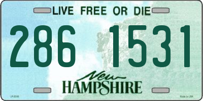 NH license plate 2861531