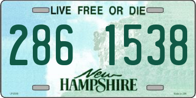 NH license plate 2861538