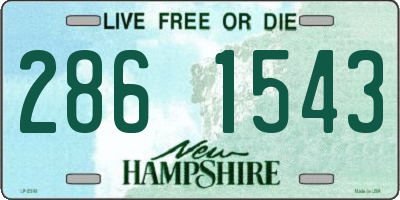 NH license plate 2861543