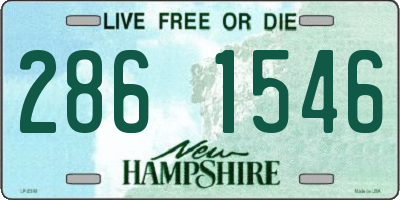 NH license plate 2861546