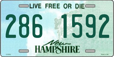 NH license plate 2861592