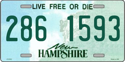 NH license plate 2861593