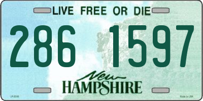 NH license plate 2861597