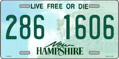 NH license plate 2861606