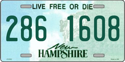 NH license plate 2861608