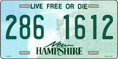NH license plate 2861612