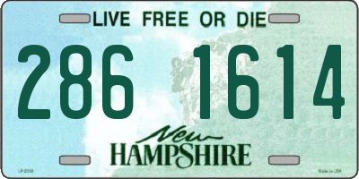 NH license plate 2861614