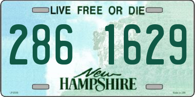 NH license plate 2861629