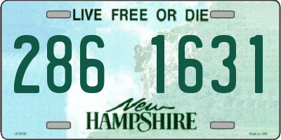 NH license plate 2861631