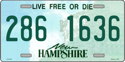 NH license plate 2861636