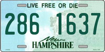 NH license plate 2861637
