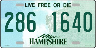 NH license plate 2861640