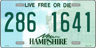 NH license plate 2861641