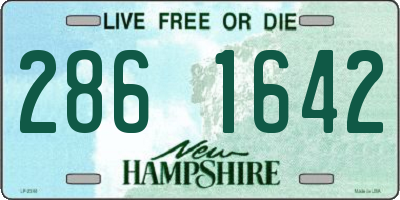 NH license plate 2861642