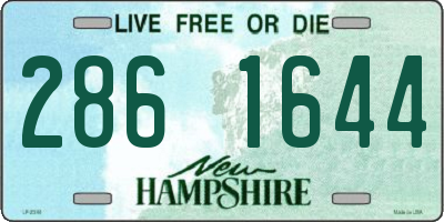 NH license plate 2861644