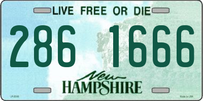 NH license plate 2861666